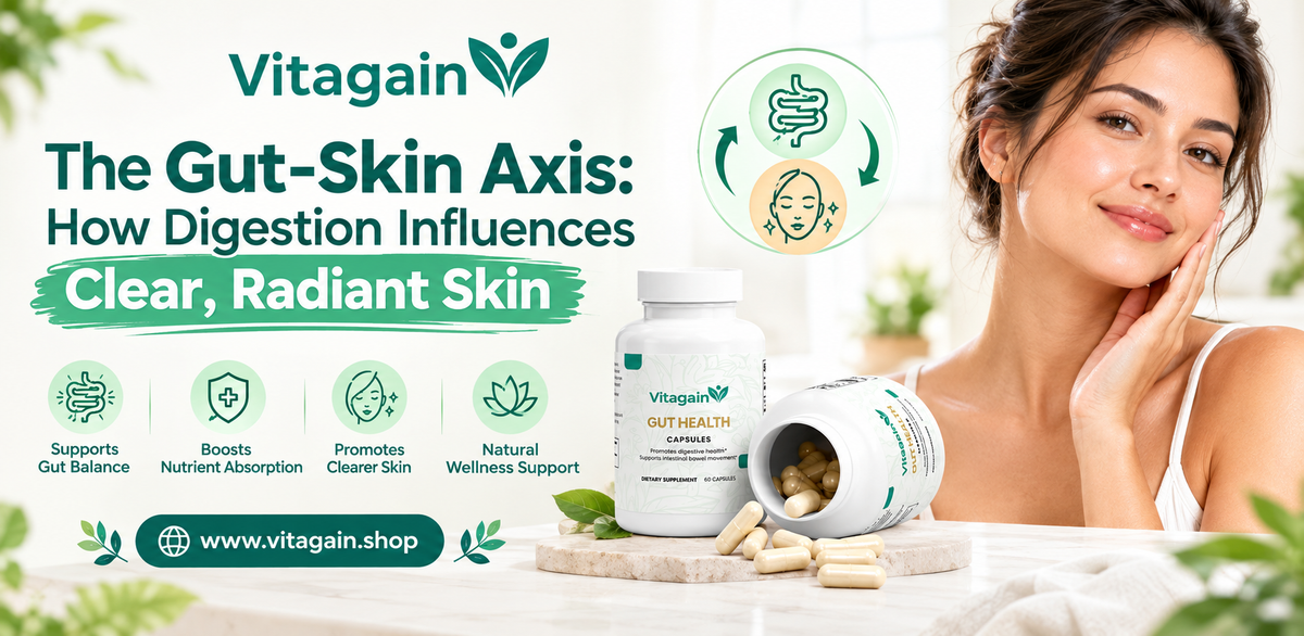The Gut-Skin Axis: How Digestion Influences Clear, Radiant Skin