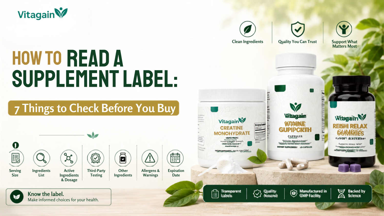 How to Read a Supplement Label: 7 Things to Check Before You Buy