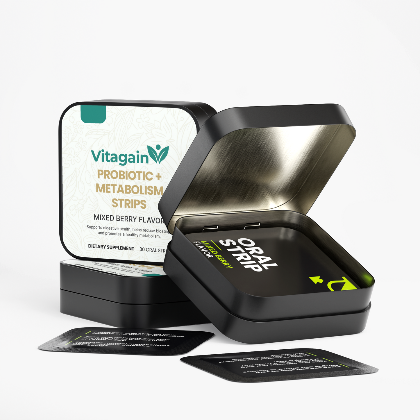 Oral Probiotic Supplement + Metabolism Strips