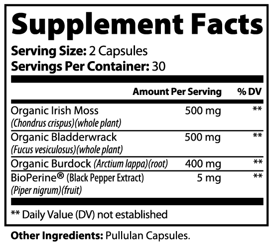 Sea moss capsules facts