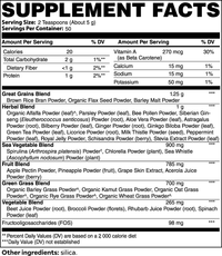 organic super greens powder​ facts