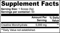 vitagain creatine monohydrate facts